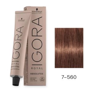 7-560 Rubio Medio Dorado Marrón Natural Igora Royal Absolute Schwarzkopf®