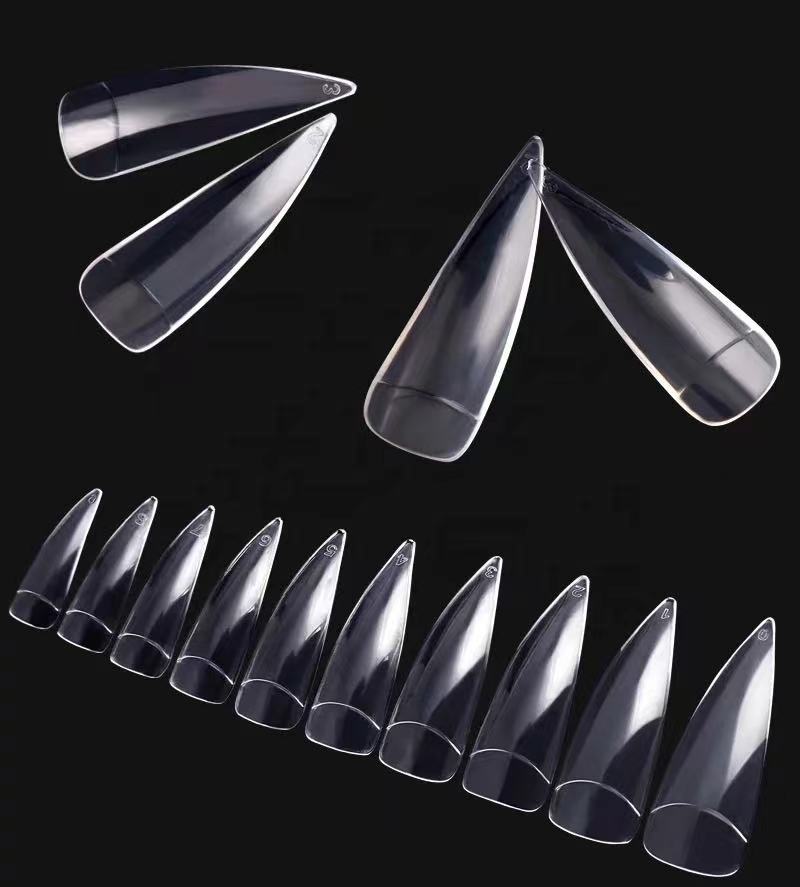 Tips Stiletto Media Luna 500 Pcs - Imagen 2