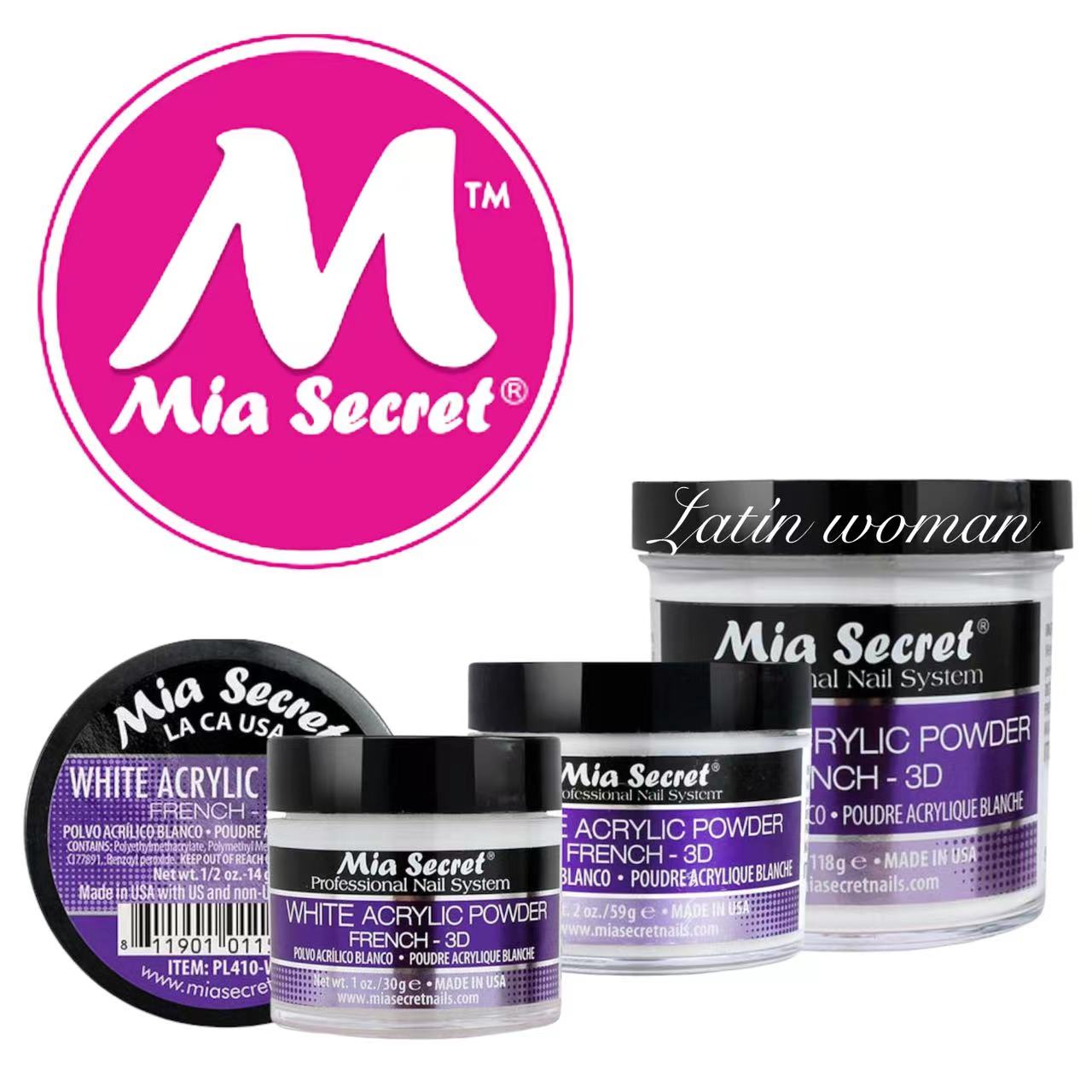 Acrílico White Mia Secret®