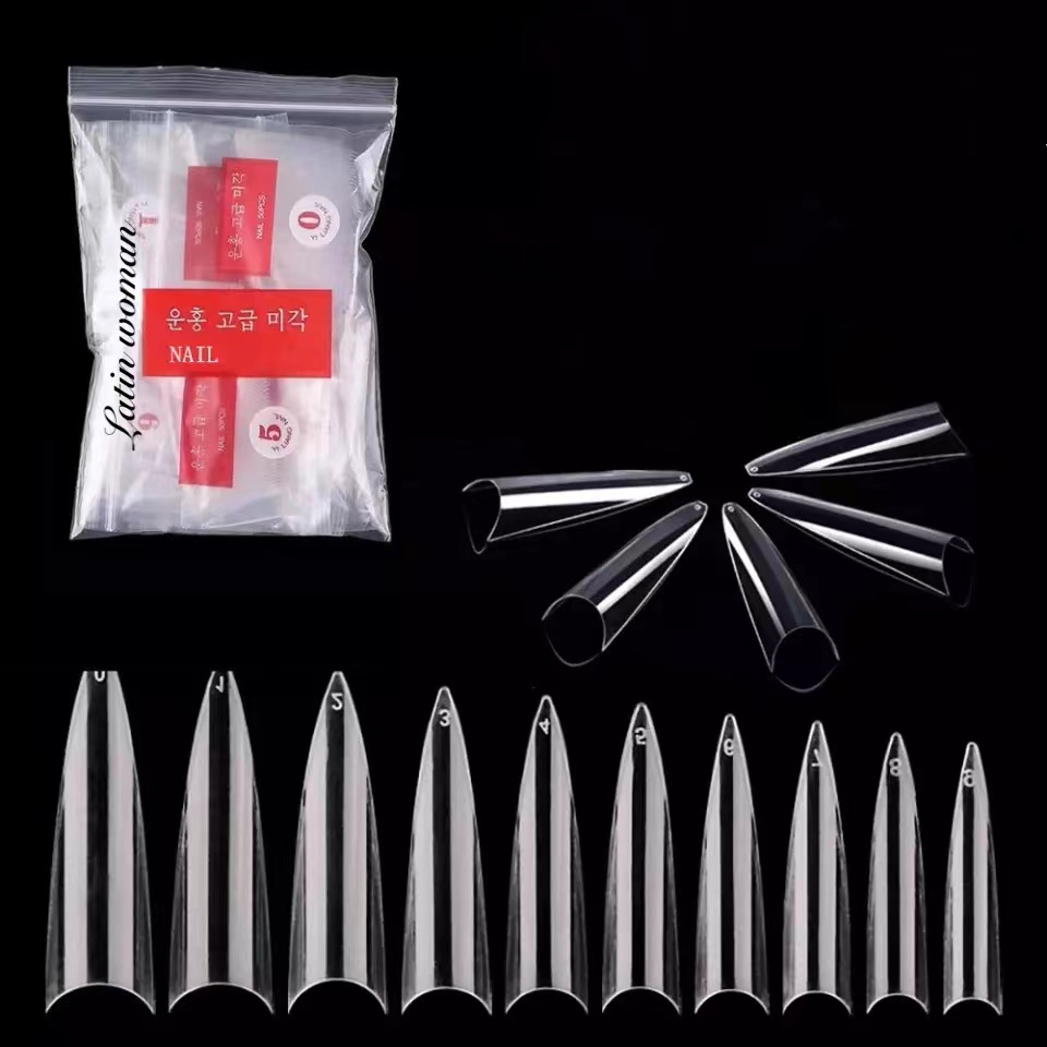 Tips Stiletto Extra Largo 500 Pcs