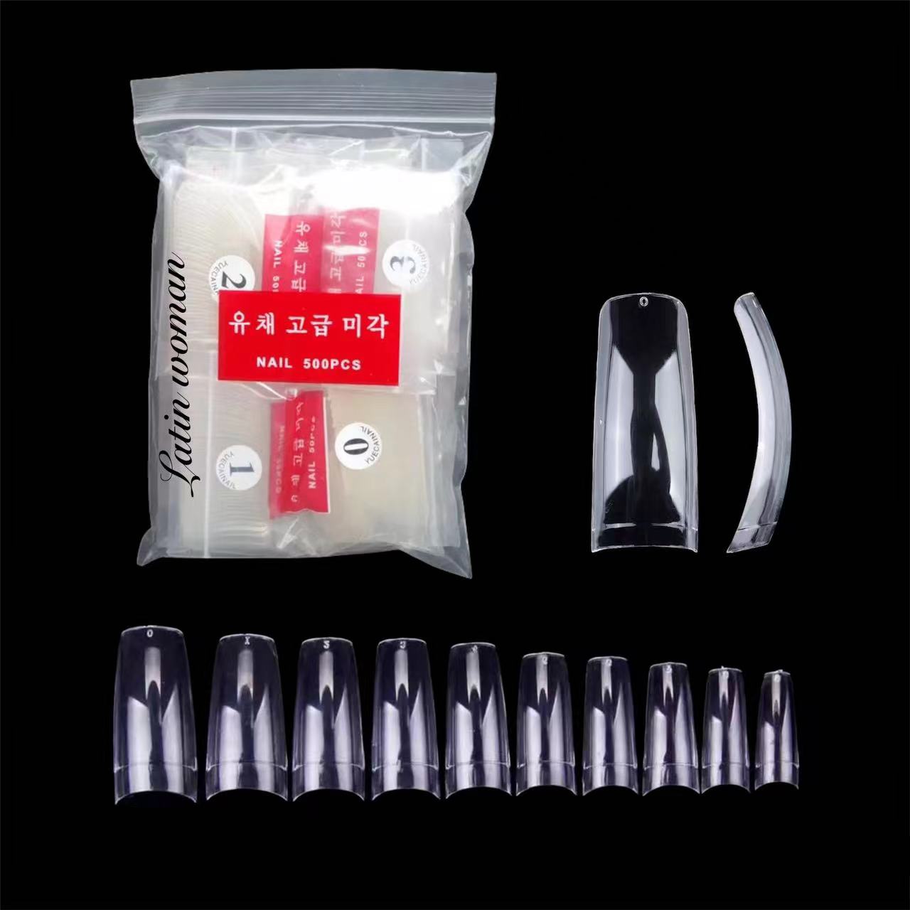 Tips Francesa 500 Pcs