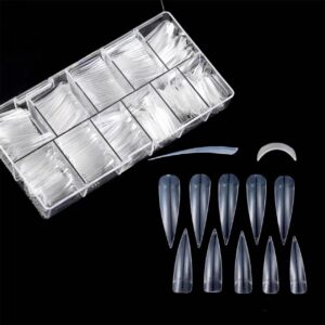 Tips Stiletto Media Luna 500 Pcs