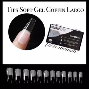 Tips Soft Gel Coffin Largo