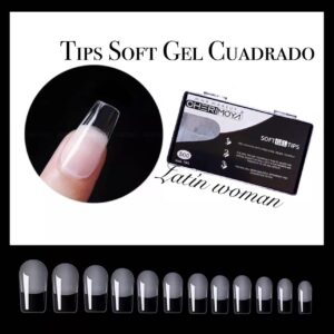 Tips Soft Gel Cuadrada