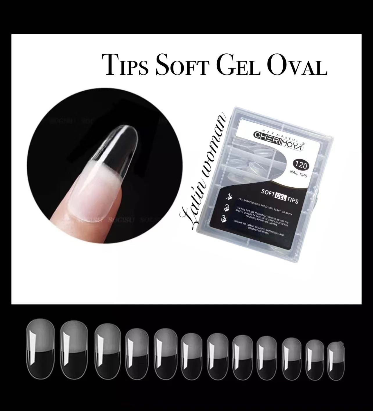 Tips Soft Gel Oval