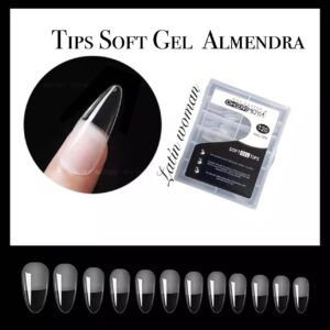 Tips Soft Gel Almendra