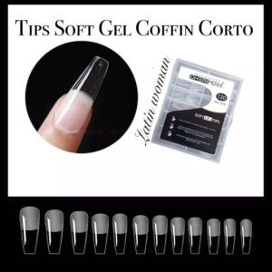 Tips Soft Gel Coffin Corto