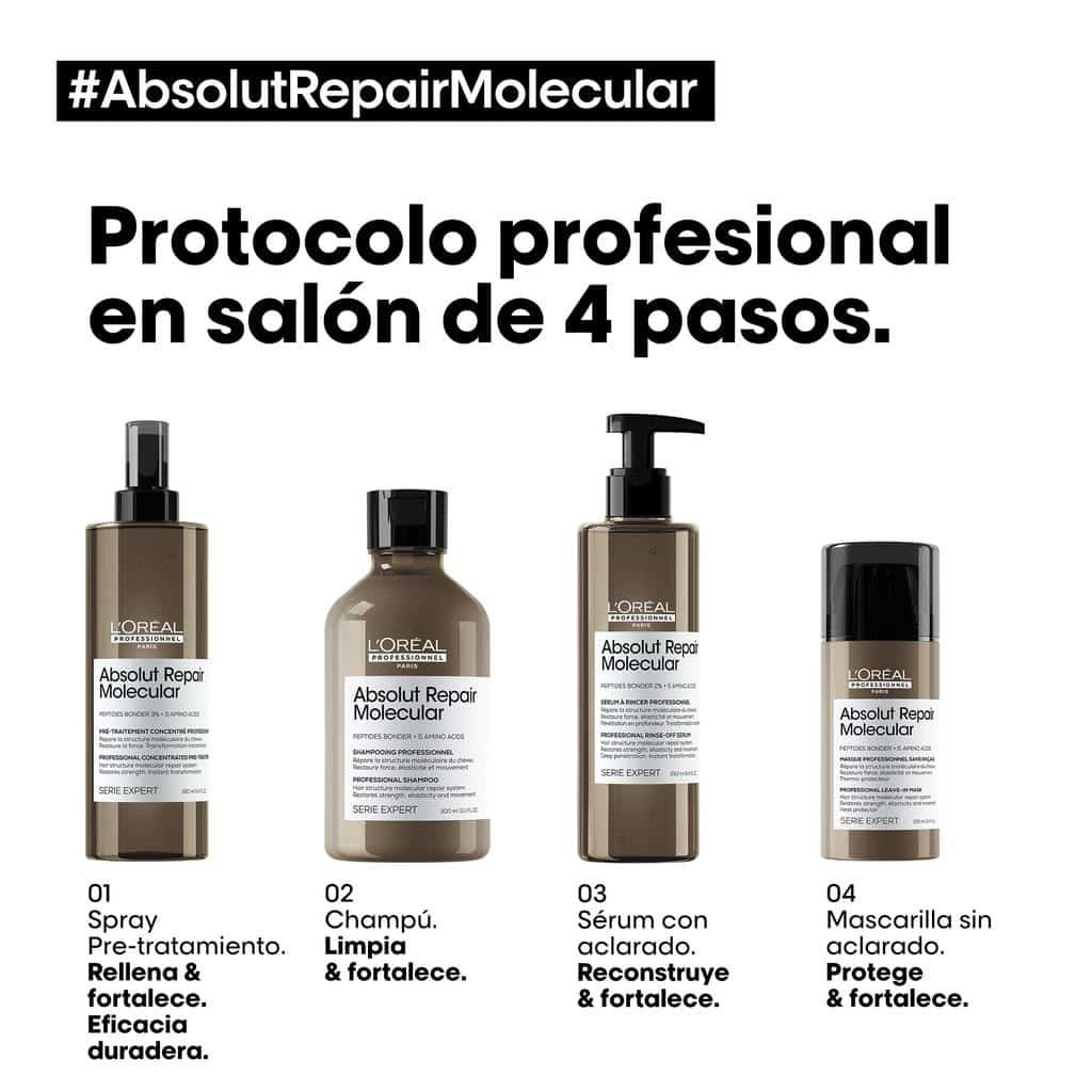 Pre- Tratamiento Absolut Repair Molecular 190 Ml Loréal® - Imagen 4