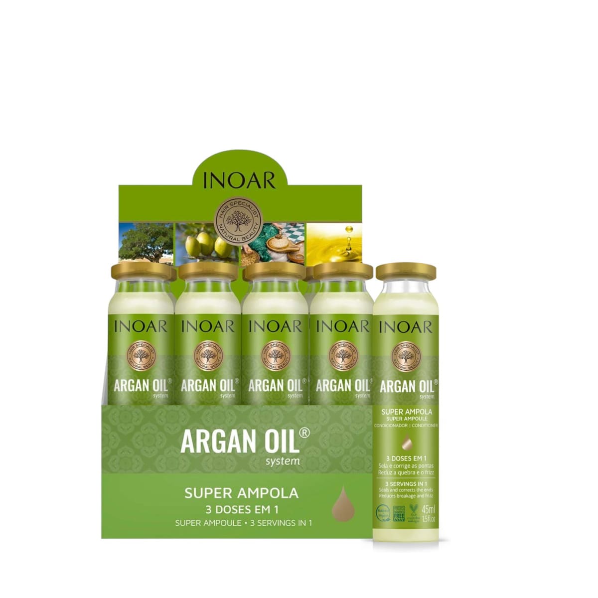 Ampolla Argán Oil 45 Ml Inoar®