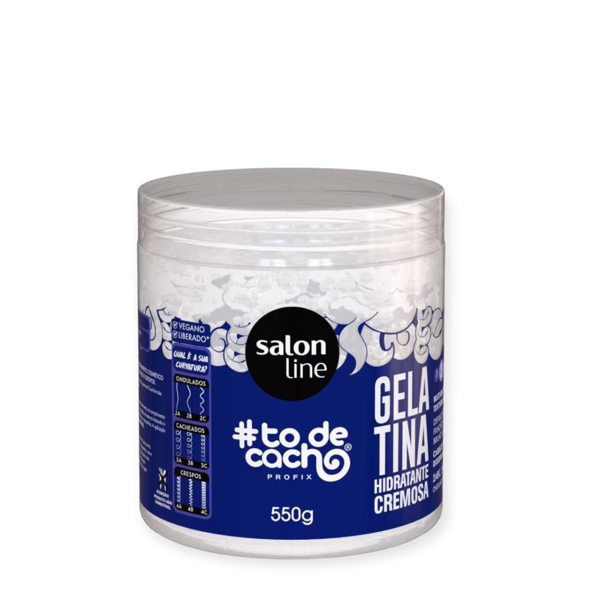 Gelatina Hidratante Cremosa #To De Cachos 550g Salon Line®