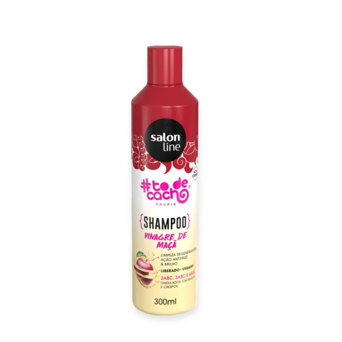 Shampoo Vinagre De Manzana #To De Cachos 300 Ml Salon Line®