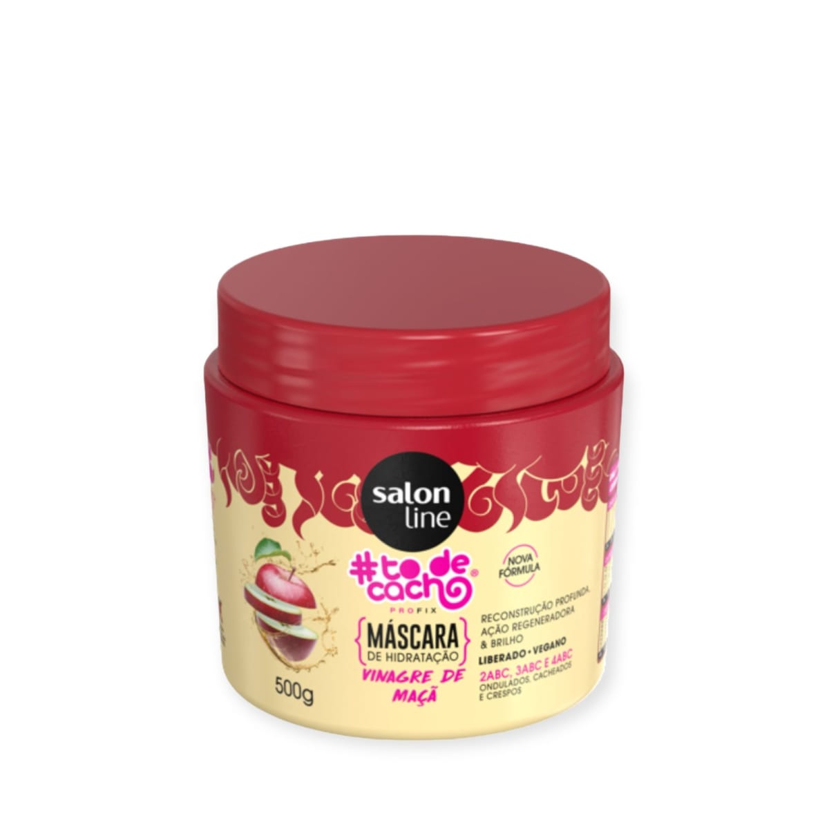 Máscara Vinagre De Manzana #To De Cachos 500 Ml Salon Line®