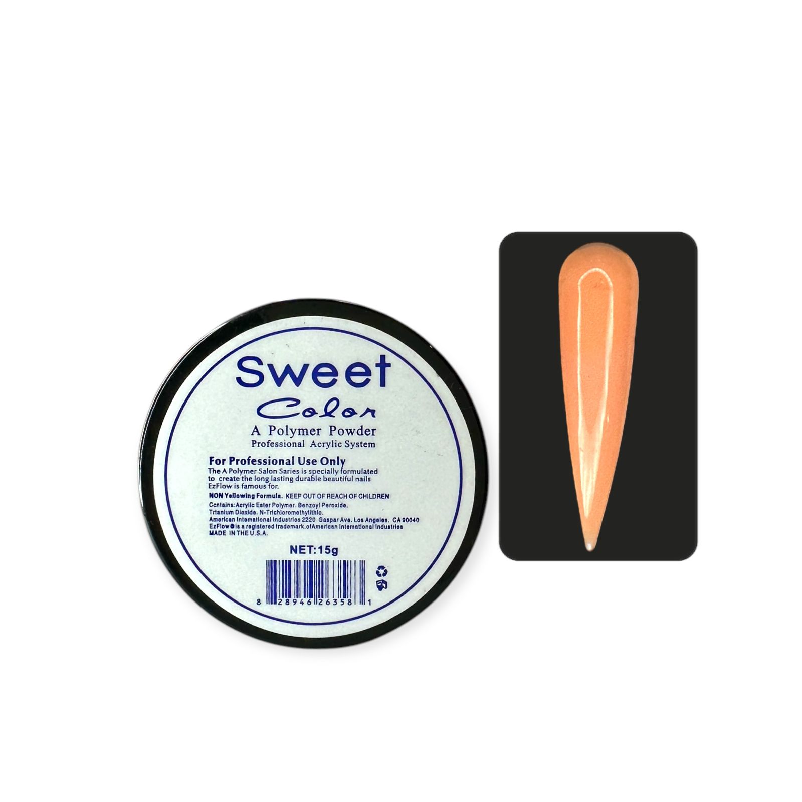 Polvo Acrylico 006 Salmon Sweet Color®