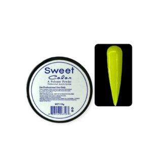 Polvo Acrylico 024 Verde Neon Sweet Color®